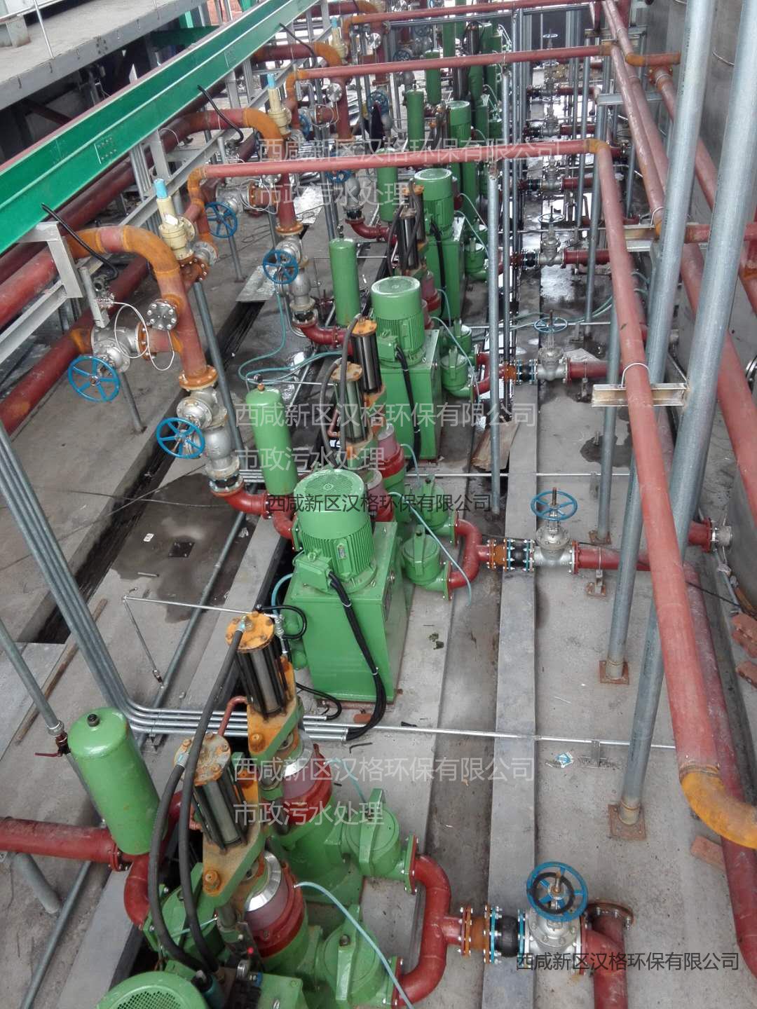 漢格環(huán)保壓濾機專用泵市政污水處理客戶案例